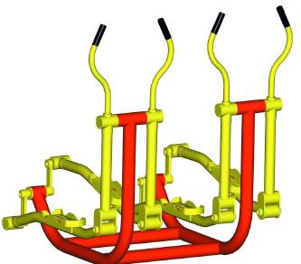 Esquí de fondo doble